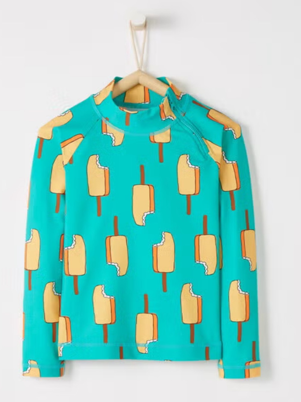 Hanna Andersson Island Green Popsicle Sunblock Rash Guard Size 5